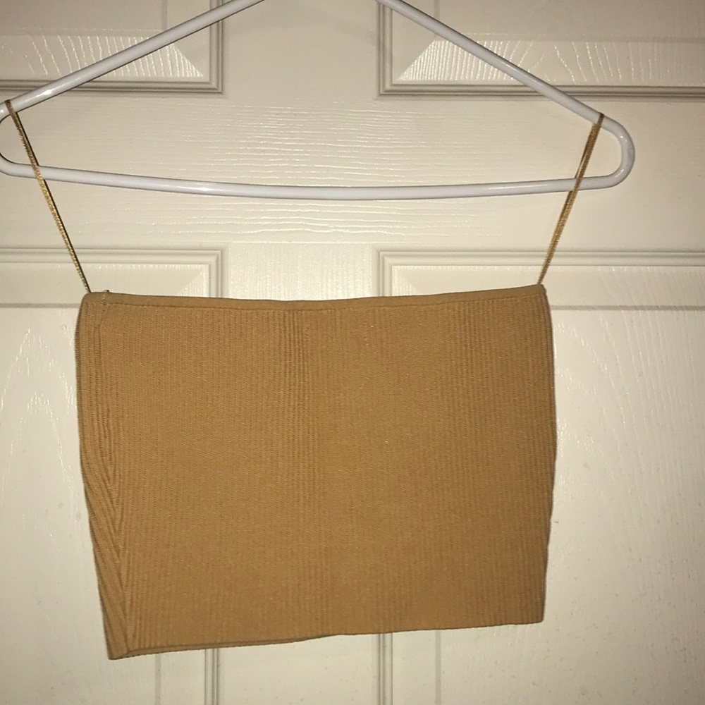 mustard tube top